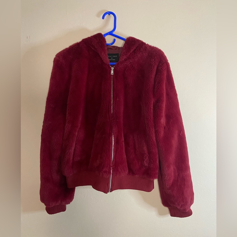 Love Tree Faux Fur Ted Coat Size 2XL women kids men